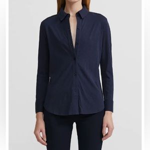 NWT Theory riduro long sleeve top size S